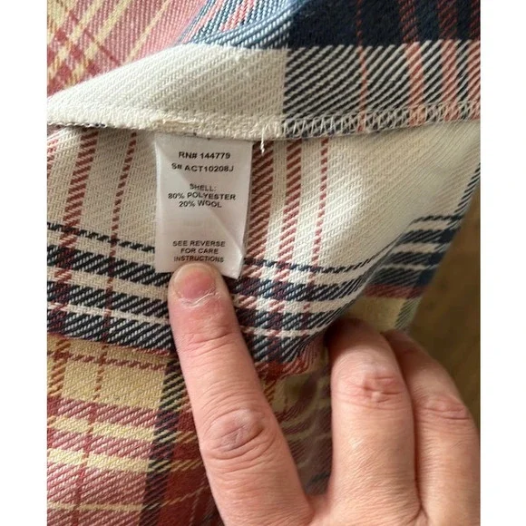 ACOA Plaid Jacket size Large - Picture 5 of 5